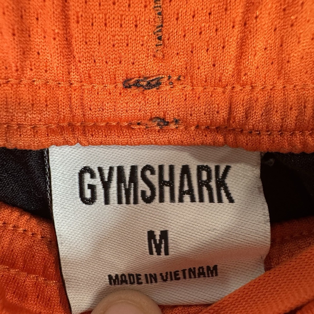 Gymshark Mens M Black Training Pants Tapered Zip Pockets Mesh Panel Athletic - Picture 3 of 8